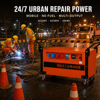 Station de stockage d'énergie industrielle IPS1523L 15KW 23kWh, alimentation mobile pour la construction de tunnels et l'alimentation de secours en usine