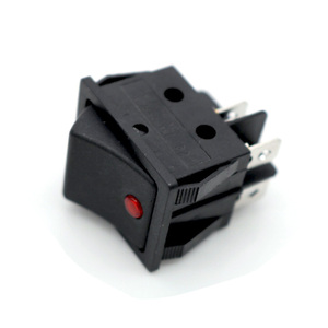 แผงสวิตช์ KCD4 T85 16A 250V AC สวิตช์โยกแบบมีไฟ 12V 20A 125V - Product Image 2