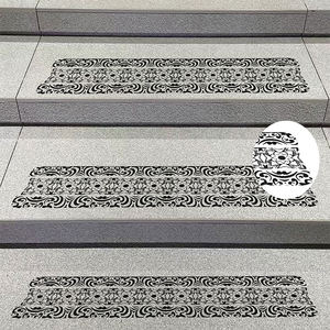 Xuri Step <span class=keywords><strong>Escalier</strong></span> Bandes antidérapantes Bande antidérapante en caoutchouc givré Peva Transparent Noir <span class=keywords><strong>Escalier</strong></span> Autocollants antidérapants - Product Image 4