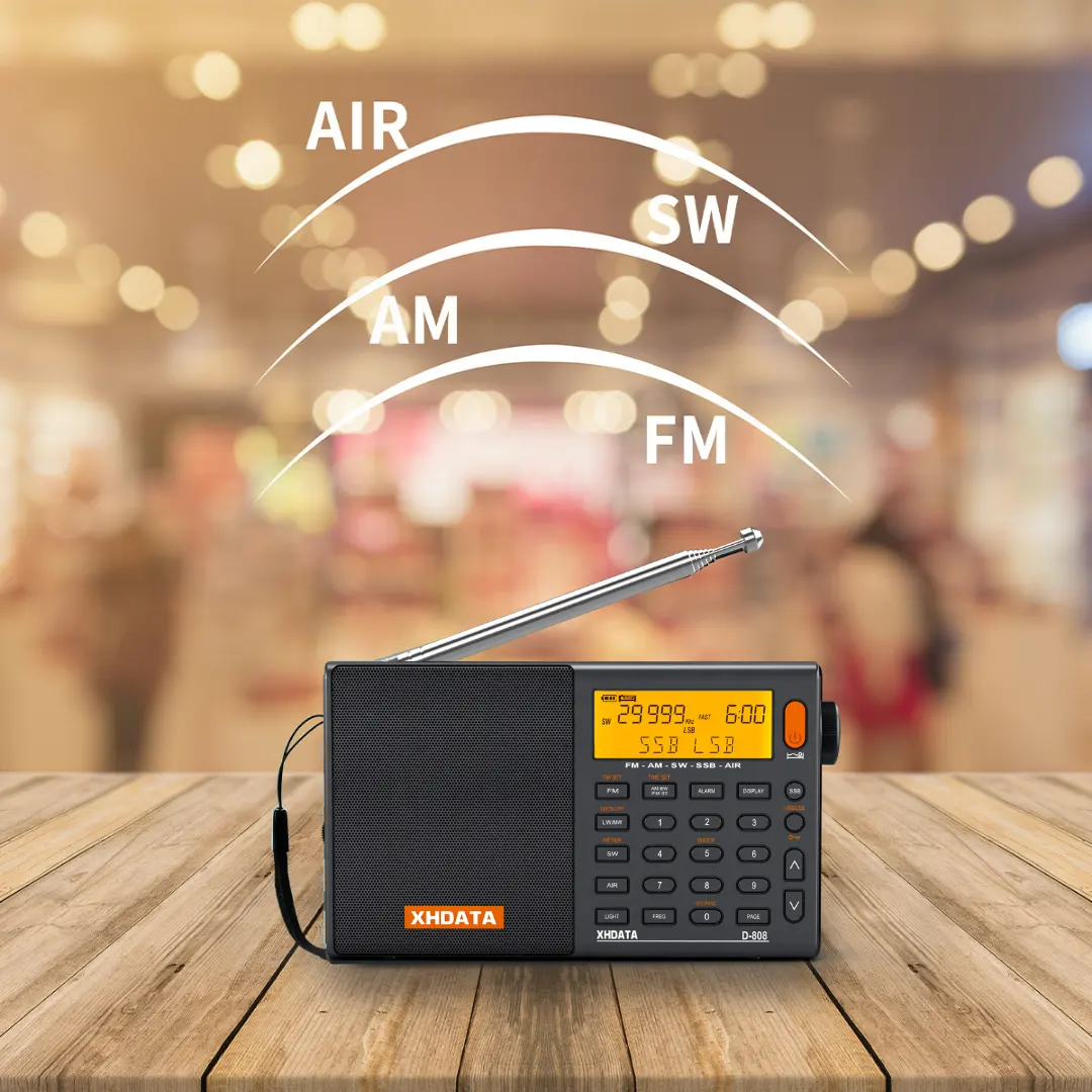 Hot selling product XHDATA D-808 Radio High Quality With Built-in speakers Portable Radio for family or Work