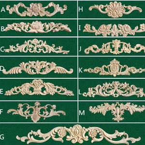 <span class=keywords><strong>2025</strong></span> Tùy Chỉnh Rắn Gỗ Hoa Khắc onlays Điêu Khắc Rắn Gỗ Đính Cho Đồ Nội Thất Tủ Trang Trí Ván khuôn Bảng Điều Chỉnh - Product Image 2