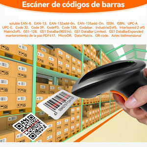 סורק ברקוד אלחוטי BWHS-25 STD דו-ממדי וחד-ממדי, QR, 2.4G, Plug&Play, עיצוב חדש, ביצועים גבוהים, עבור קופה, קמעונאות - Product Image 3