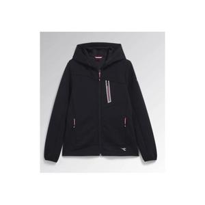DIADORA UTILITY - 702.179827-80013/XL Sweat à capuche en tissu noir Scuba conçu pour les femmes qui travaillent-EAN 8053607263554 WORK HOODIES - Product Image 1