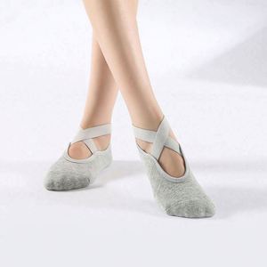 High Quality Winter Anti-Slip Ankle Striped 5 Toe Yoga <b>Socks</b> <b>Women</b> Breathable Cotton Sustainable Fitness Dance Barre Ballet - Product Image 6