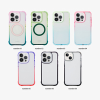 Coque de téléphone antichoc antidérapante tendance en gros, design magnétique en TPU PC vierge, plusieurs couleurs, vente chaude