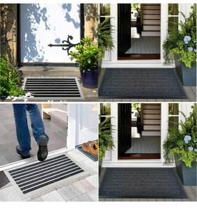 Không Trượt Chào Đón Thương Mại Cửa Hàng Không Thấm Nước Modular Kiểm Soát Lối Vào Bụi Mat Nhựa Thép Cửa Thảm - Product Image 2
