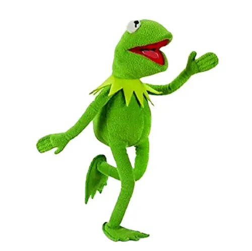 Hoge Kwaliteit Nieuwe Custom Dier Groene Pop Zacht Pluche Gevulde Kermit De Kikker