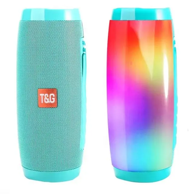 TG157 Portable LED Light Wireless Speakers Outdoor Super Bass Loudspeaker FM Radio Wireless Bluetooths Speakers