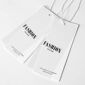 OEM 디자인 투명 호일 PVC 걸이 태그 의류 및 가방 용 맞춤형 의류 의류 스윙 태그 - Product Image 4