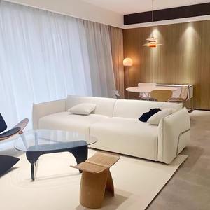 Sofá de Acero Estilo Bauhaus, Recto, Negro, de Tres Plazas, para Sala de Estar, Diseño Moderno y Minimalista, para Adultos - Product Image 3