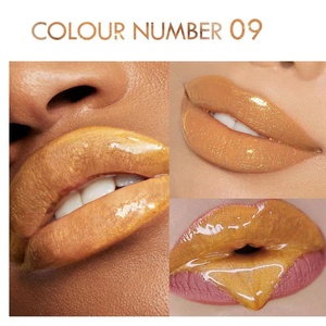 No Logo Shiny Gloss Fat Oil <span class=keywords><strong>Lip</strong></span> <span class=keywords><strong>Glow</strong></span> Oil Baume teinté végétalien lisse hydratant pour le soin des lèvres sèches Baume repulpant - Product Image 4