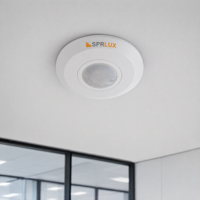 Detector de Movimiento PIR Automático Moderno Profesional para Techo, Detección de 360°, Alcance de 6 m, para Sensores de Posición de Movimiento
