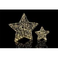 2026 Bestseller Innen-Wand- und Fensterdekoration Weihnachts-Fenstersilhouette Sternförmige Lichterkette
