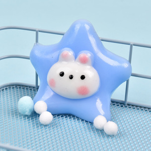 Pinch Family Star Rabbit Squishy, Juguete Antiestrés con Forma de Animal, Estrella de Peluche para Apretar, Simulación de Estrella - Product Image 1