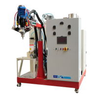Machine de moulage polyuréthane bi-composant certifiée CE, vente chaude en Chine, fournie par l'usine, adaptée au moulage par injection de mousse PU