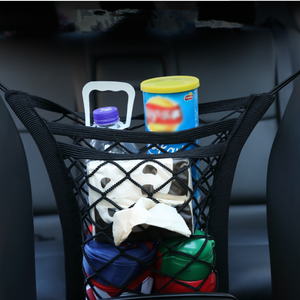 Organisateur de <span class=keywords><strong>voiture</strong></span> portable avec filet de rangement en maille et poches, barrière pour <span class=keywords><strong>chien</strong></span> entre les sièges des voitures - Product Image 3