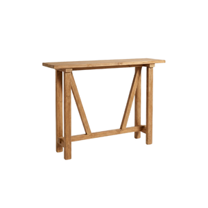 Consola rústica Alma que combina texturas naturales con un encanto vintage para complementar cualquier sala de estar con una elegancia rústica atemporal. - Product Image 1