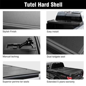 Xiangta Offre Spéciale nouvelle couverture de Tonneau pliante dure couverture de lit de camion à trois volets pour Chevy <span class=keywords><strong>Silverado</strong></span> 1500 micros universels - Product Image 6