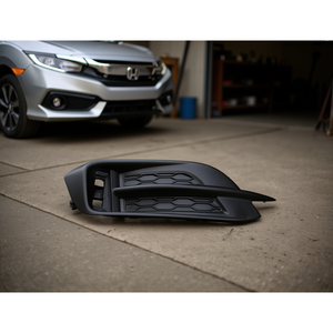 Matte Black Rear <b>Door</b> <b>Handle</b> <b>Cover</b> for for Civic 2016-2018 Right Side Plastic Body Kit Accessory Model P0513 by MARCO - Product Image 1