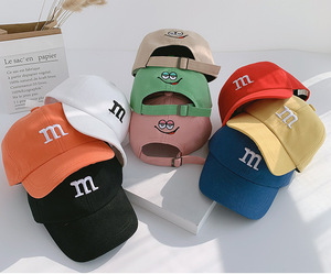 Wholesale Summer Sun Protect Sporty Letter Pattern Cute <b>Small</b> Children Hat Kids Size Soft Common Baseball Cap - Product Image 1