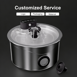 Fuente para Mascotas de Acero Inoxidable, Duradera, con Batería, para Gatos, Perros y Animales Pequeños, Uso en Interiores, Portátil y Ligera, en Oferta - Product Image 6