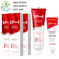 Vente en gros usine Dentifrice écologique SP 4 pour le voyage, élimination des taches de fumée, réparation et protection des dents, blanchissant
