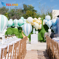 1.5m(5ft) PVC demi-ballon à air chaud pour enfants anniversaire ballons suspendus gonflables pour fête de douche de bébé