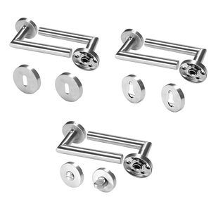 Thiết Kế Đơn Giản OEM Thép Không Gỉ Nội Thất Lever Door Handle - Product Image 5