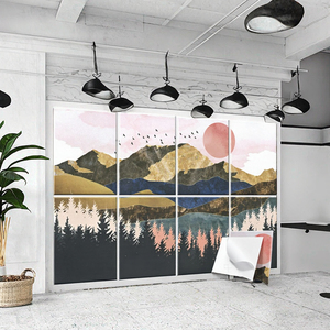 Pannelli <span class=keywords><strong>Acustici</strong></span> in Poliestere Dipinti a Mano, Arte Murale Fonoassorbente per Casa, Hotel, Ufficio, Design Moderno - Product Image 3