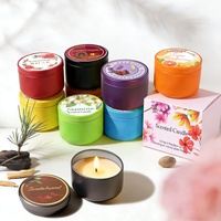 12 Warna Lilin Aromaterapi Logam Beraroma Bunga & Buah - Set Hadiah Silinder Semi-Handmade untuk Pernikahan Ulang Tahun