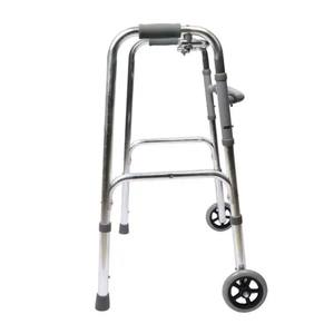 Dual-Wheel Aluminum Alloy <b>Walker</b> & <b>Rollator</b> Elderly Mobility Aid for Health Care & Rehabilitation Training Equipment - Product Image 2