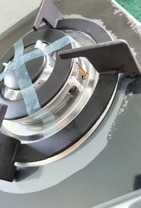 Panel <span class=keywords><strong>de</strong></span> vidrio templado Cocina <span class=keywords><strong>de</strong></span> inducción negra Estufa <span class=keywords><strong>de</strong></span> gas comercial <span class=keywords><strong>para</strong></span> Wok - Product Image 4