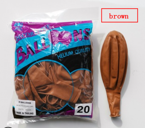 สีน้ำตาล