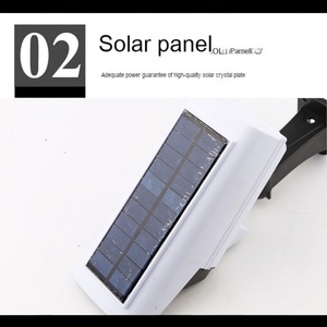 Lámpara Solar de Jardín con Sensor de Movimiento, 84 LED, 3 Modos de Iluminación, Impermeable IP65, Carga Exterior - Product Image 6