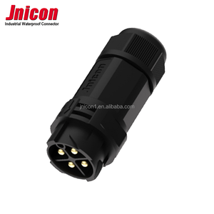 Jnicon m25 4 פינים עמיד למים ip67 מחבר כוח עגול 30a נקבה תקע הדחיפה מחבר מנעול - Product Image 3