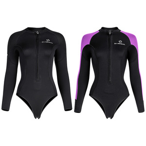 2mm néoprène femmes <span class=keywords><strong>Shorty</strong></span> combinaison manches longues maillot de bain une pièce natation maillot de bain combinaison de plongée body <span class=keywords><strong>femme</strong></span> <span class=keywords><strong>Bikini</strong></span> combinaisons - Product Image 6