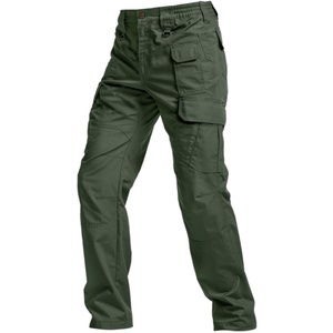 Men's Casual Canvas Mid Waist Water Resistant Cargo <b>Pants</b> Lightweight <b>Work</b> Hiking <b>Pants</b> - Product Image 1