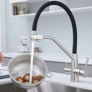 <span class=keywords><strong>Robinet</strong></span> de cuisine extractible en laiton à 2 poignées, installation sur comptoir monotrou, 360° °   <span class=keywords><strong>Robinet</strong></span> de cuisine rotatif - Product Image 5