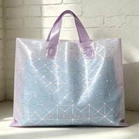 Sac en plastique à poignée pour le shopping général, sac d'emballage personnalisé avec logo publicitaire spécial