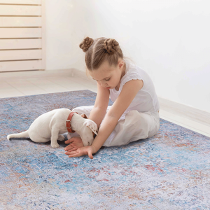 DB 2x3 Low-Pile Non-Slip Non-Shedding Foldable Area <b>Rugs</b> Machine Washable Kid & Pet Friendly <b>Boho</b> Style for Living Hallway - Product Image 4