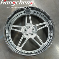 Jantes forgées 2/3 pièces 18 19 20 22 24 26 pouces 5x127 5x130 pour Cadillac Deville Chevy Chevelle Ford Mustang Dodge SRT