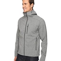 Veste Softshell Homme à Capuche Col Montant Coupe-Vent Doublée pour Sports et Loisirs en Extérieur, Cyclisme et Entraînement