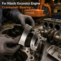 8976097690 Pièces d'excavateur Hitachi d'origine, palier de vilebrequin principal du moteur Isuzu 6UZ1
