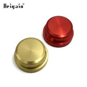 Pièces usinées CNC sur mesure, stabilisateur de poids pour disque vinyle <span class=keywords><strong>LP</strong></span> HiFi en or doux, usinage CNC pour tourne-disque - Product Image 2