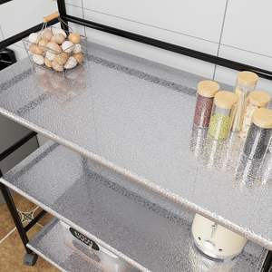 Papier peint 3D PVC ORON DECO, <span class=keywords><strong>autocollant</strong></span> en feuille d'aluminium, résistant à l'huile, imperméable, <span class=keywords><strong>vinyle</strong></span>, pour revêtement d'armoires de cuisine, 23 x 393,7 pouces - Product Image 3