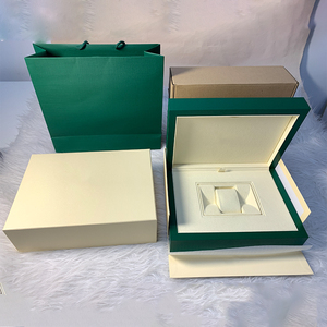 High Quality <b>Big</b> Size New Green Branded Custom Wooden Watch Box Wave Surface Design Rigid Box Multi Slots Premium Watch Brands - Product Image 2