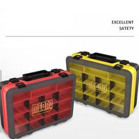 NOUVEAU OEM MEBAO Boîte de pêche portable à double couche détachable Accessoires de pêche Boîte de rangement pour leurres et hameçons avec compartiments