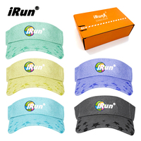 IRun Gorra Visera de Algodón Twill Personalizada para Tenis, Protección Solar Deportiva, Visera de Béisbol de Poliéster, Gorra sin Parte Superior