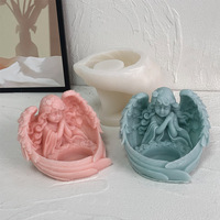 Moule en silicone résistant à la chaleur pour ailes d'ange, outils de pâtisserie DIY, pour boîte de rangement en résine, vente chaude