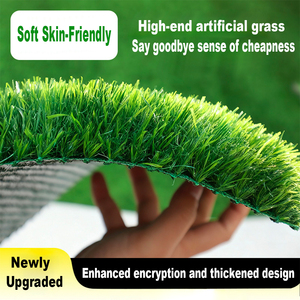 <span class=keywords><strong>Gazon</strong></span> artificiel écologique durable de 20 mm pour clôture et aménagement paysager, pelouse synthétique <span class=keywords><strong>en</strong></span> plastique haute densité - Product Image 3